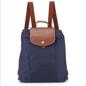 Longchamp Navy Backpack - NEW!